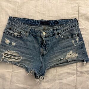 Lucky Brand Women's Distressed Blue Jean Shorts